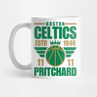 Boston Celtics Pritchard 11 Basketball Retro Mug